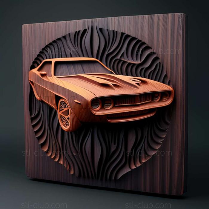 3D model Plymouth Barracuda (STL)